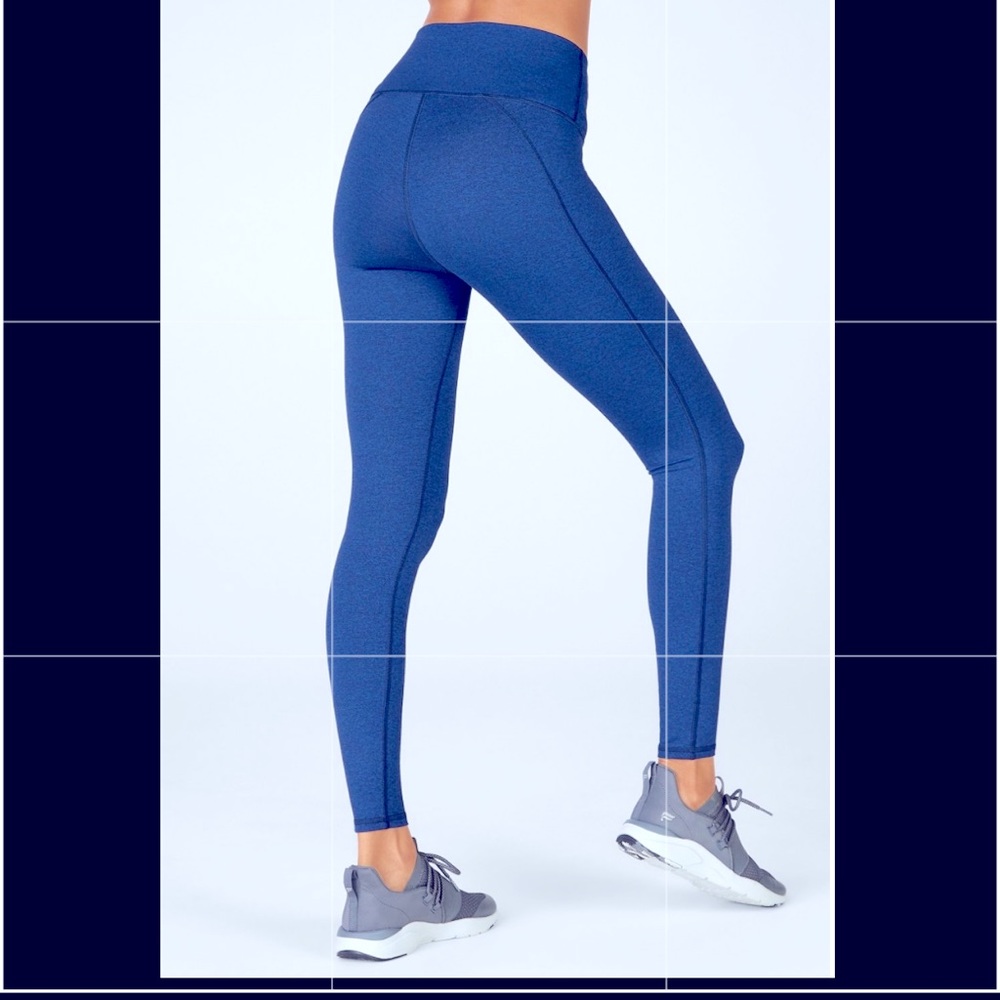 Heather Blue Performance Leggings